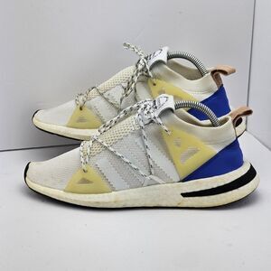 Adidas Arkyn Women's 9 White Blue Black Ultra Boost Running Shoes Sneakers